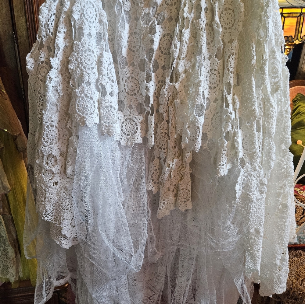 OOAK NWOT CUSTON LACE SKIRT - Picture 7 of 16